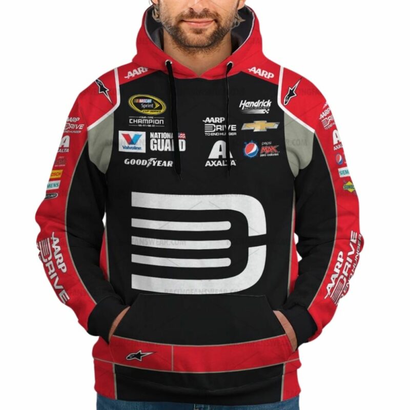 Jeff Gordon Nascar 2014 Racing Aarp Drive Axalta Pepsi 3D Hoodie 1