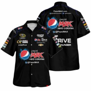 Jeff Gordon Nascar Pepsi Max Uniform Hawaiian Shirt