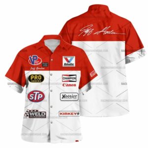 Jeff Gordon Nascar Racing 1990 Uniform Hawaiian Shirt
