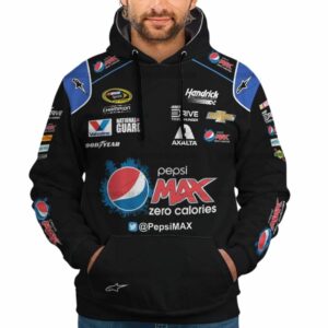 Jeff Gordon Nascar Racing 2012 Pepsi Uniform All Over Print Hoodie