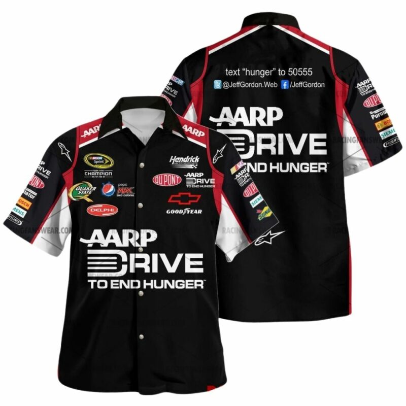 Jeff Gordon Nascar Racing 2012 Uniform Hawaiian Shirt 1