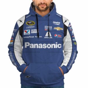 Jeff Gordon Nascar Racing 2014 Panasonic Uniform All Over Print Hoodie