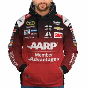 Jeff Gordon Nascar Racing 2015 AARP Uniform All Over Print Hoodie