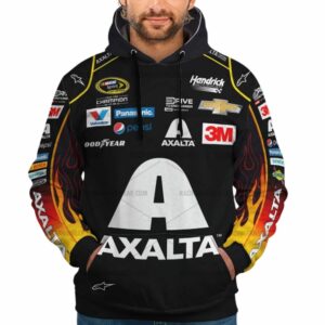 Jeff Gordon Nascar Racing 2015 Axalta Uniform All Over Print Hoodie