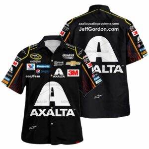 Jeff Gordon Nascar Racing 2015 Axalta Uniform Hawaiian Shirt