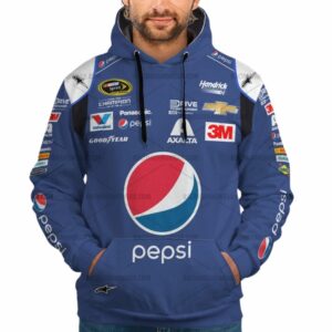 Jeff Gordon Nascar Racing 2015 Pepsi Uniform All Over Print Hoodie