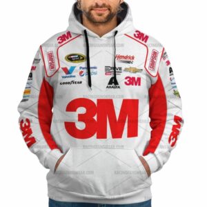 Jeff Gordon Nascar Racing 3M Axalta Chervoler And Hendrick Motorsport Uniform All Over Print Hoodie