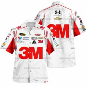 Jeff Gordon Nascar Racing 3M Axalta Chervoler And Hendrick Motorsport Uniform Hawaiian Shirt