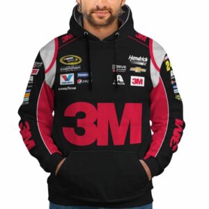 Jeff Gordon Nascar Racing 3M Uniform All Over Print Hoodie