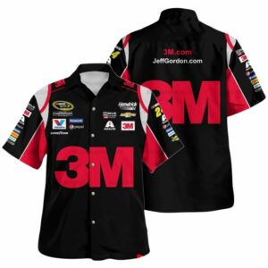 Jeff Gordon Nascar Racing 3M Uniform Hawaiian Shirt