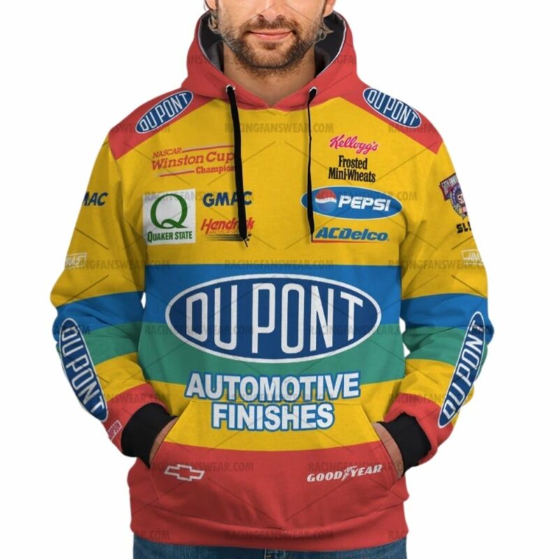 Jeff Gordon Nascar Racing Automotive Finishes 1998 Uniform 3D Hoodie 1