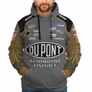 Jeff Gordon Nascar Racing Automotive Finishes 2004 Uniform All Over Print Hoodie