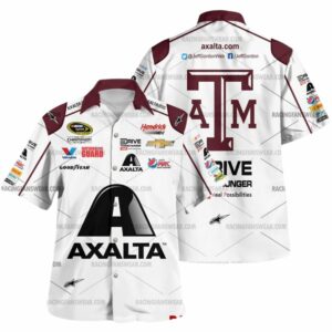 Jeff Gordon Nascar Racing Axalta 2014 Uniform Hawaiian Shirt