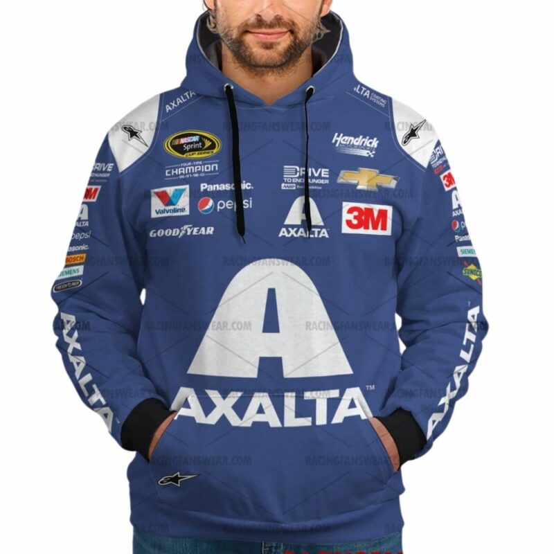 Jeff Gordon Nascar Racing Axalta 2015 Uniform 3D Hoodie 1