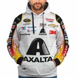 Jeff Gordon Nascar Racing Axalta 3M Chervolet And Hendrick Motorsport Uniform All Over Print Hoodie