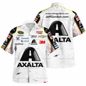 Jeff Gordon Nascar Racing Axalta 3M Chervolet And Pepsi Uniform Hawaiian Shirt