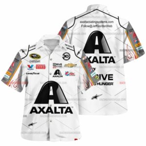Jeff Gordon Nascar Racing Axalta Chervolet 2014 Uniform Hawaiian Shirt