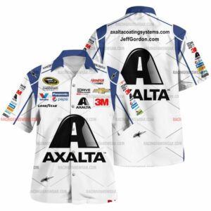 Jeff Gordon Nascar Racing Axalta Chevrolet And Hendrick Motorsport 2015 Uniform Hawaiian Shirt
