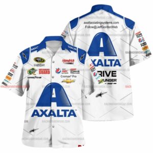 Jeff Gordon Nascar Racing Axalta Hendrick Motorsport 2013 Uniform Hawaiian Shirt