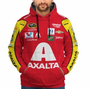 Jeff Gordon Nascar Racing Axalta Mountain Dew And Chervolet Uniform All Over Print Hoodie
