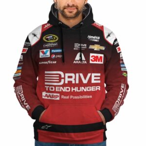 Jeff Gordon Nascar Racing Drive To End Hunger 2015 Uniform All Over Print Hoodie