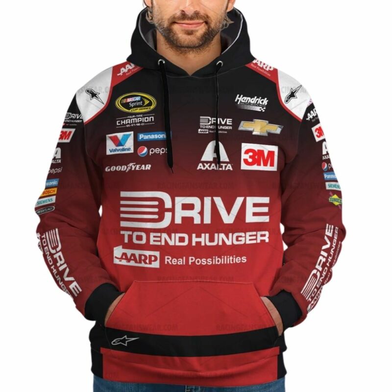 Jeff Gordon Nascar Racing Drive To End Hunger 2015 Uniform 3D Hoodie 1