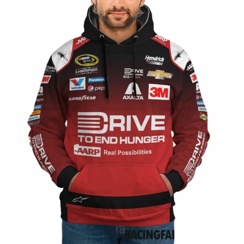Jeff Gordon Nascar Racing Drive To End Hunger 2023 Uniform 3D Hoodie 1
