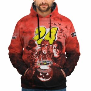 Jeff Gordon Nascar Racing Friends Horror Halloween All Over Print Hoodie