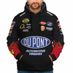 Jeff Gordon Nascar Racing Hendrick Motorsports DuPont And Pepsi Uniform All Over Print Hoodie