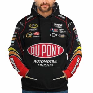 Jeff Gordon Nascar Racing Hendrick Motorsports DuPont Uniform All Over Print Hoodie