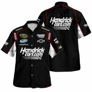 Jeff Gordon Nascar Racing HendrickCars Uniform Hawaiian Shirt