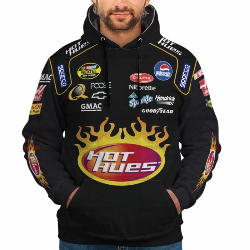 Jeff Gordon Nascar Racing Hot Hues 2006 Uniform 3D Hoodie 1