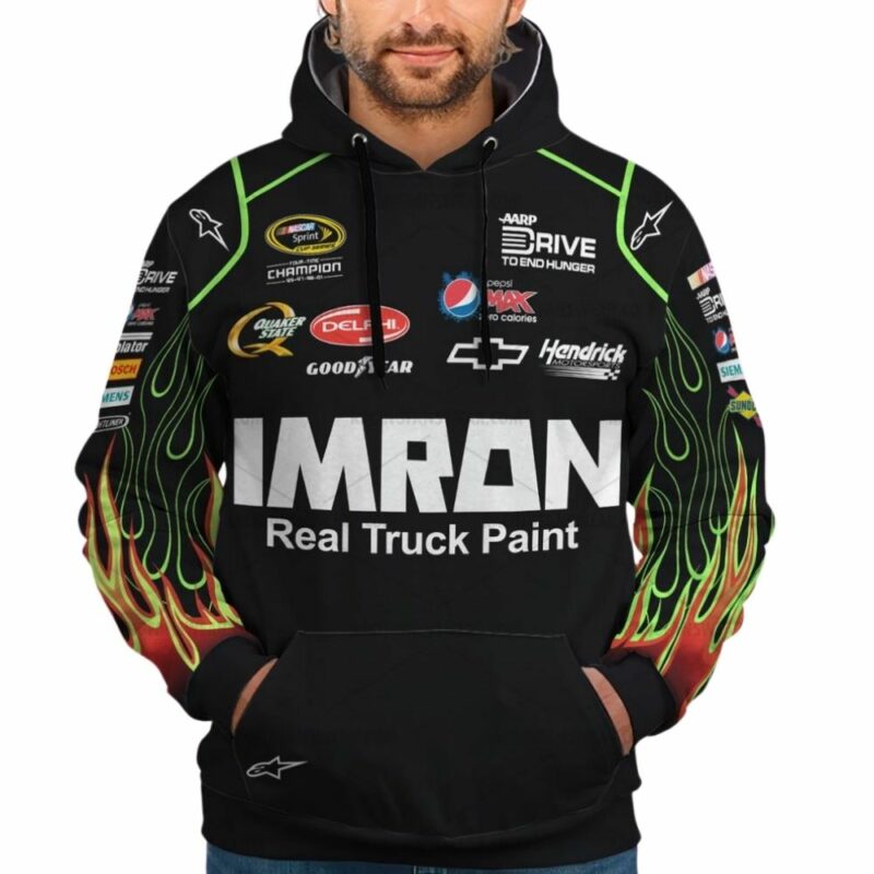 Jeff Gordon Nascar Racing Imron Real Truck Paint Uniform 3D Hoodie 1