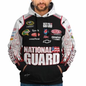 Jeff Gordon Nascar Racing Nantional Guard 2023 Uniform All Over Print Hoodie