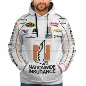 Jeff Gordon Nascar Racing Nationwide Insurance 2016 Uniform All Over Print Hoodie