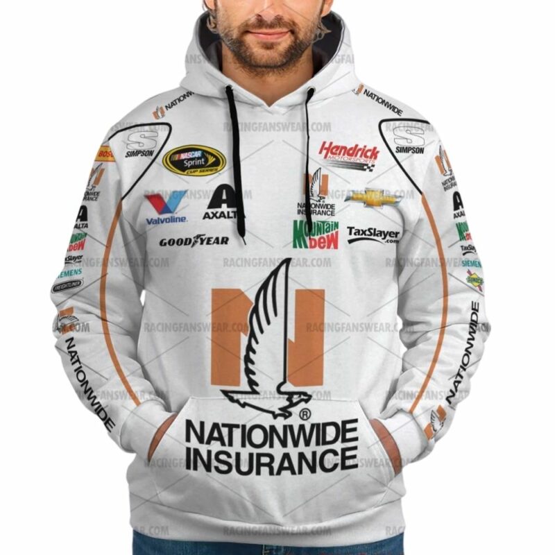 Jeff Gordon Nascar Racing Nationwide Insurance 2016 Uniform 3D Hoodie 1