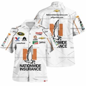Jeff Gordon Nascar Racing Nationwide Insurance 2016 Uniform Hawaiian Shirt