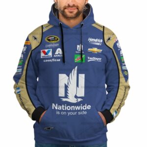 Jeff Gordon Nascar Racing Nationwide Uniform All Over Print Hoodie