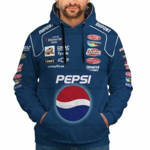 Jeff Gordon Nascar Racing Pepsi 2002 Uniform All Over Print Hoodie