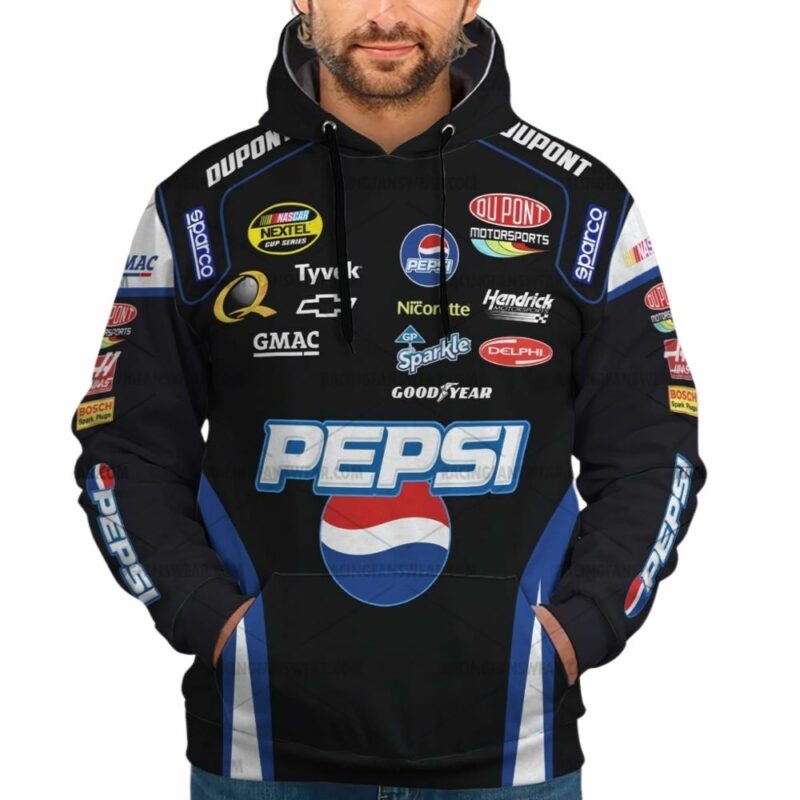 Jeff Gordon Nascar Racing Pepsi 2006 Uniform 3D Hoodie 1