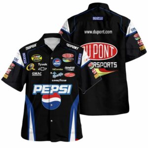Jeff Gordon Nascar Racing Pepsi 2006 Uniform Hawaiian Shirt