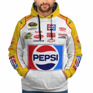 Jeff Gordon Nascar Racing Pepsi And Dupont Uniform All Over Print Hoodie
