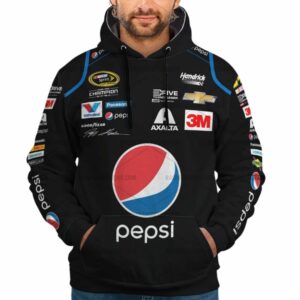 Jeff Gordon Nascar Racing Pepsi Axalta And Chervolet Uniform All Over Print Hoodie