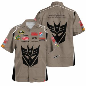 Jeff Gordon Nascar Racing Pepsi Chervolet And Hendrick Motorsport Uniform Hawaiian Shirt