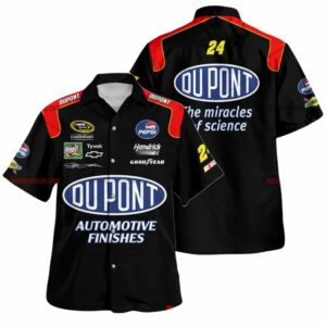 Jeff Gordon Nascar Racing Pepsi Chervolet Good Year Uniform Hawaiian Shirt