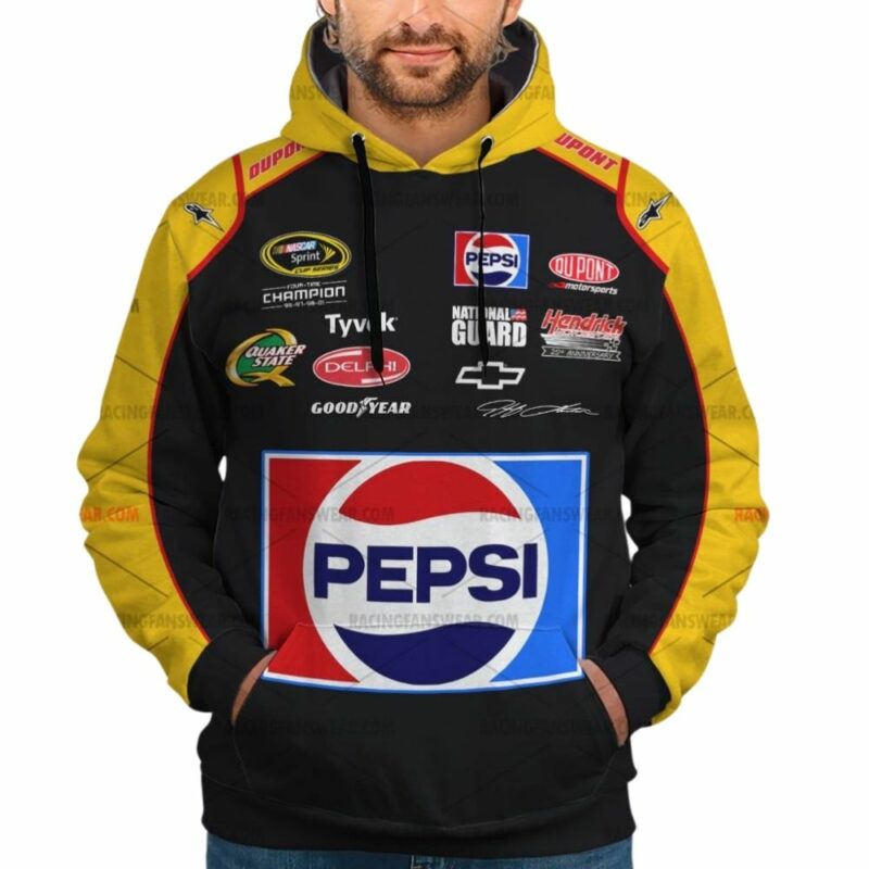 Jeff Gordon Nascar Racing Pepsi Chervolet Uniform 3D Hoodie 1
