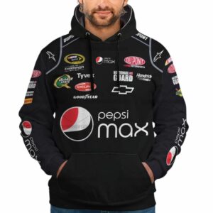 Jeff Gordon Nascar Racing Pepsi Max 2010 Uniform All Over Print Hoodie