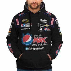 Jeff Gordon Nascar Racing Pepsi Max Zero Calories 2014 Uniform All Over Print Hoodie