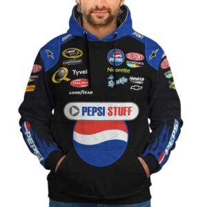 Jeff Gordon Nascar Racing Pepsi Stuff Uniform All Over Print Hoodie