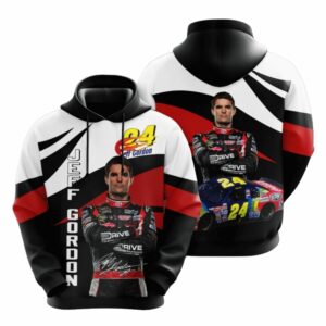 Jeff Gordon Signature All Over Print Hoodie